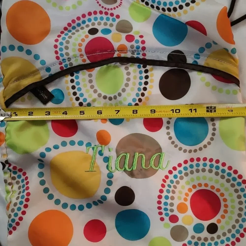 Thirty - One Tiana Cinch Sac Polka Dots Dopamine Classic Preppy Coconut Girl